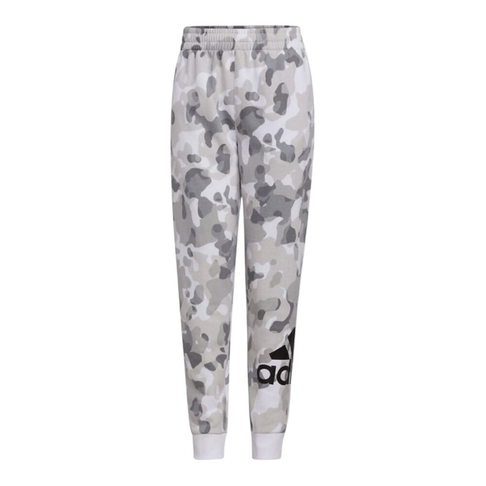 Adidas Kids Camo Jogger Sweatpants - Black and Gray size L